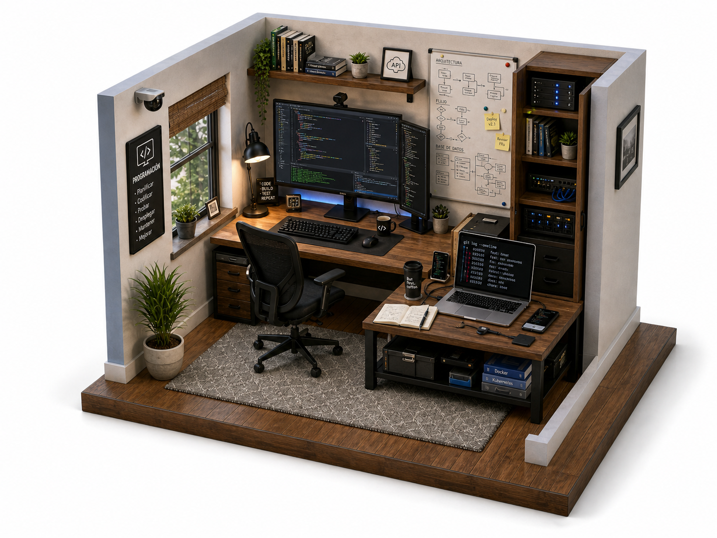 Diorama de programación a medida